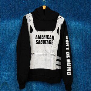 ASAP Rocky x AWGE American Sabotage Dont Be Dumb Hoodie L